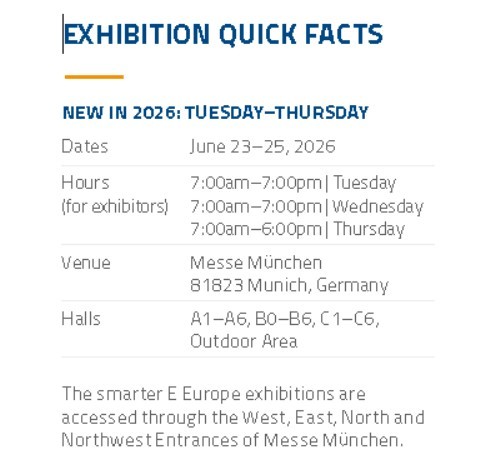 Jiangyin Jianbang Aluminium Co., Ltd. kommer att ställa ut på 2026 Smart Energy Exhibition i München, Tyskland.
